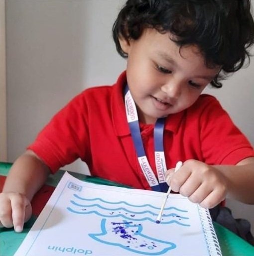 Children learning at Playnest Haldwani